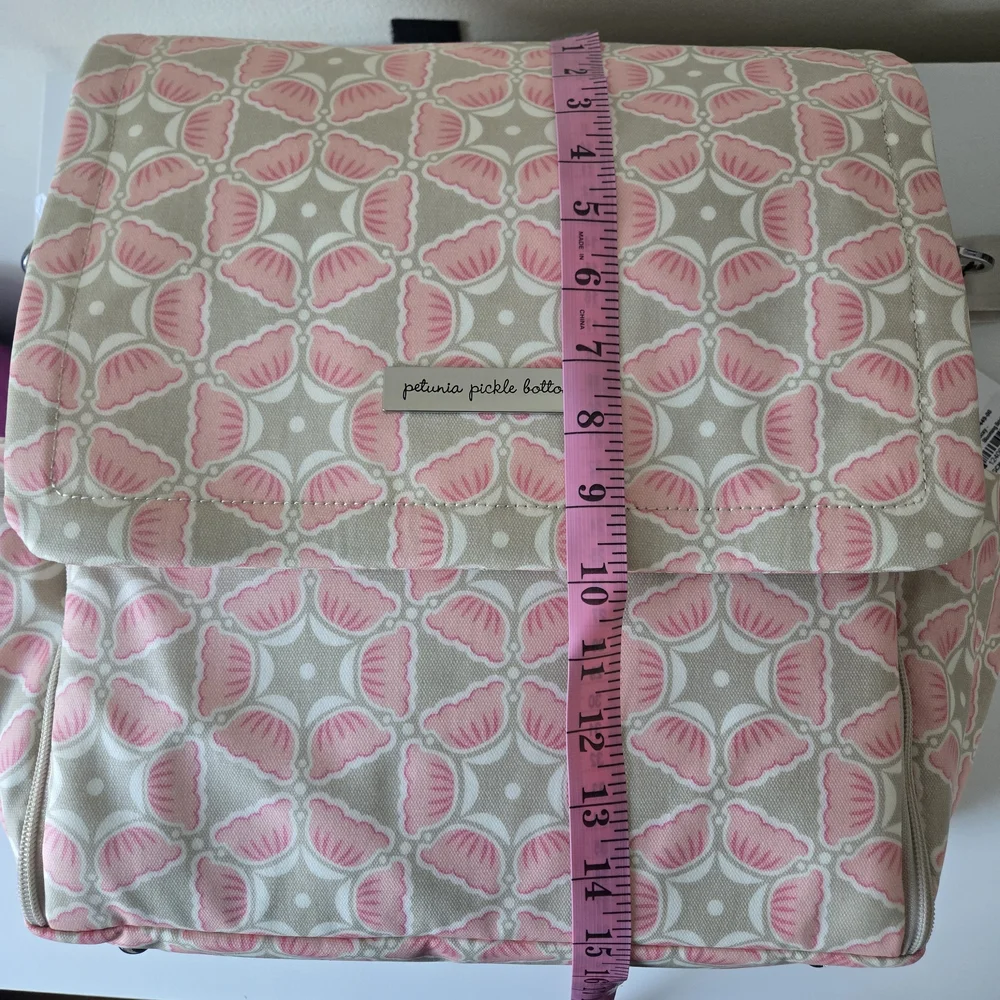 Petunia Pickle Bottom Pink and Gray Women Bag